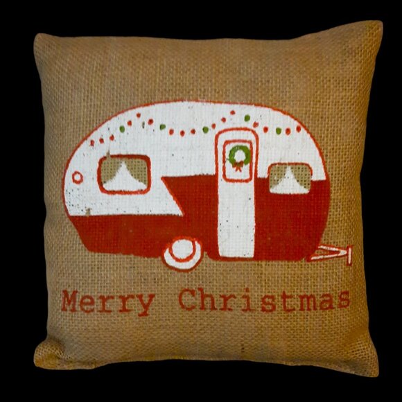 Christmas Holiday Accent Pillow - Picture 1 of 7